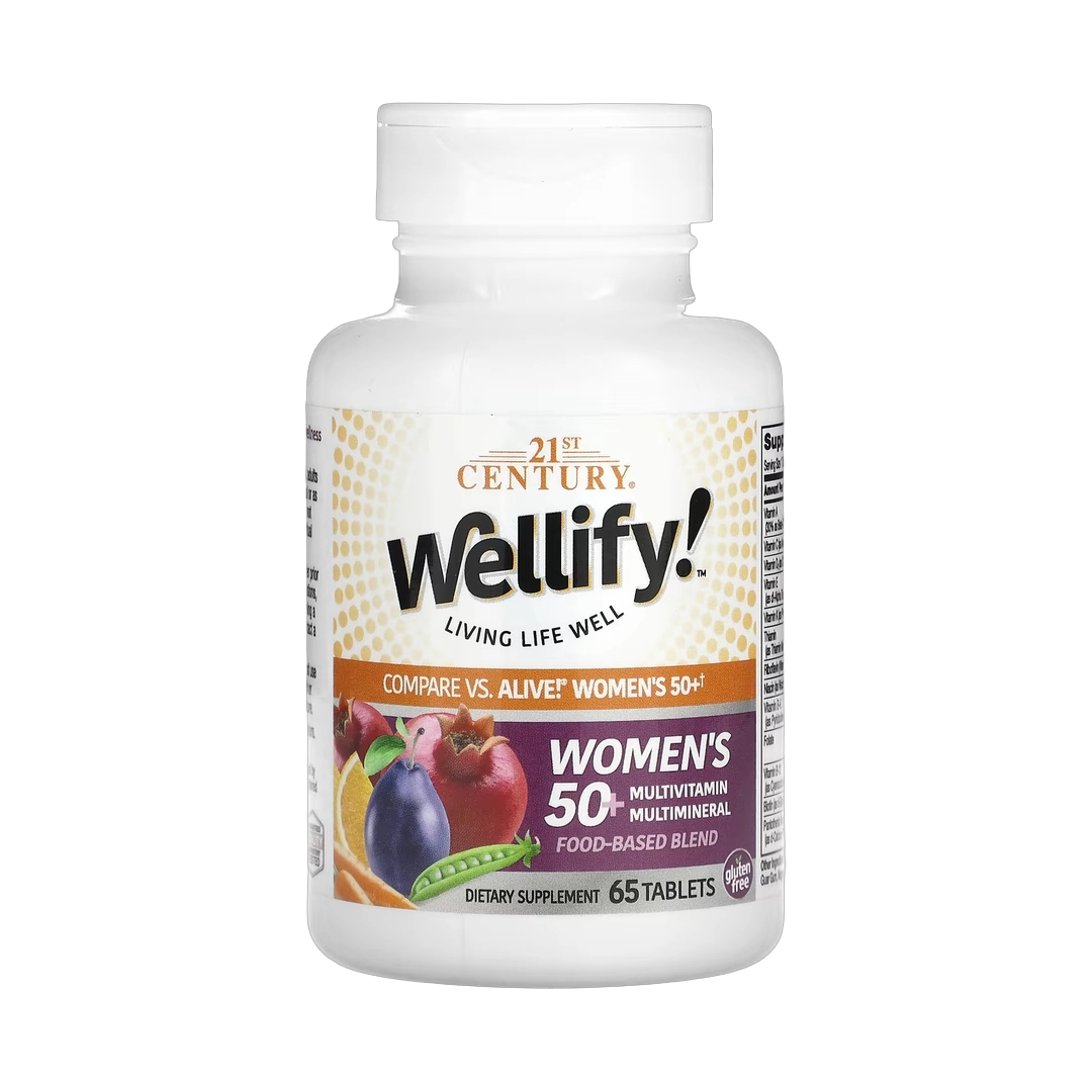 21st Century, Wellify! Women's 50+ Multivitamin Multimineral, 65 Tablets