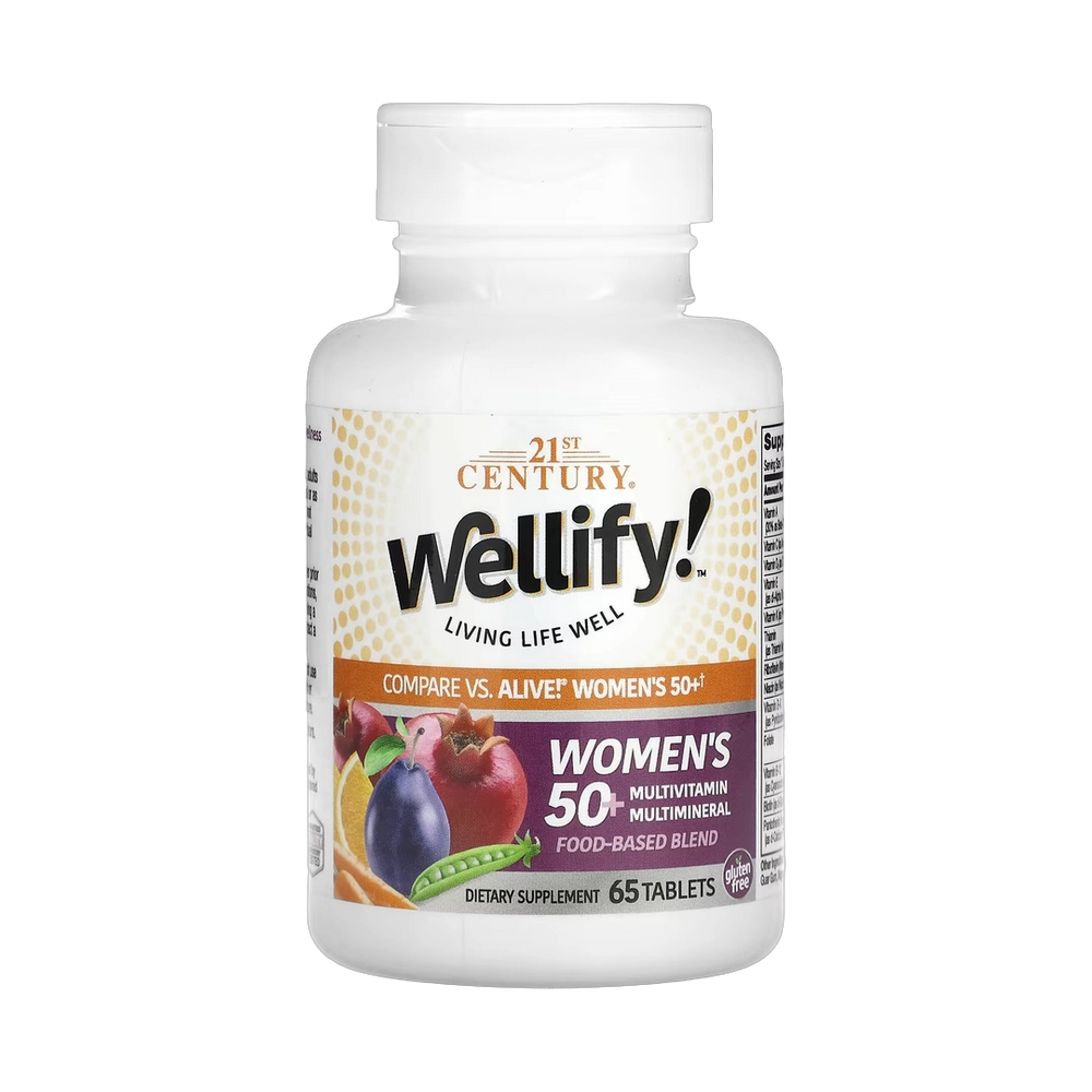 21st Century, Wellify! Women's 50+ Multivitamin Multimineral, 65 Tablets