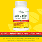 21st Century, Women's Health, Estro Support Max + Energy, 30 Tablets
