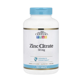 21st Century, Zinc Citrate, 50 mg, 360 Tablets