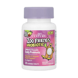 21st Century, Zoo Friends, Children's Chewable Probiotic, Age 4+, Fruit Punch, 30 Chewable Tablets