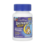 21st Century, Zoo Friends Sleep, Children's Chewable Melatonin, Ages 4+, Raspberry, 60 Chewable Tablets
