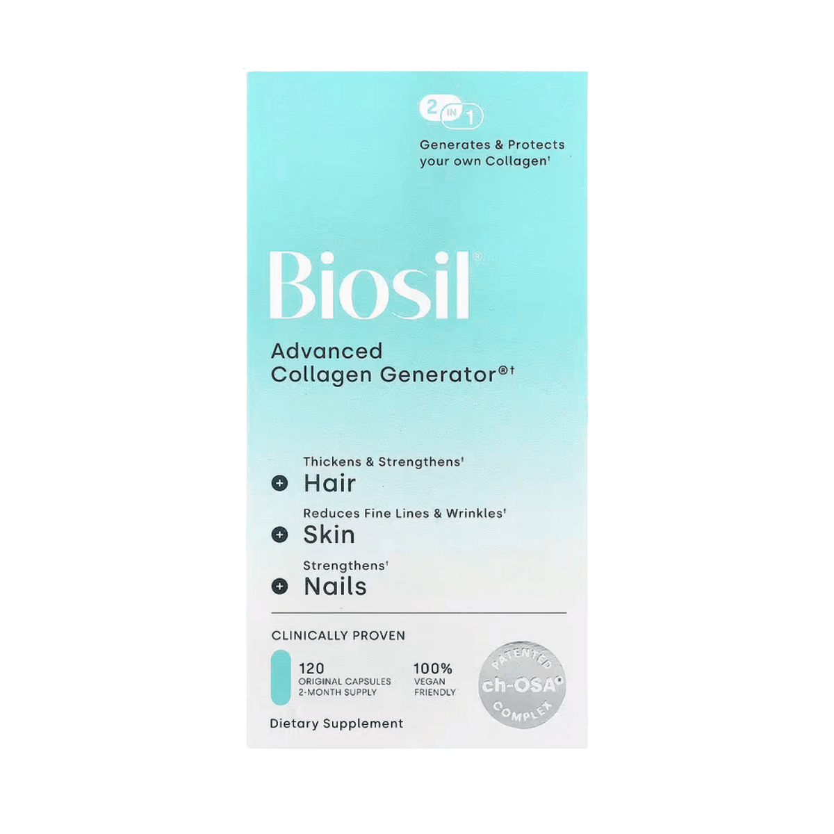 Biosil, Advanced Collagen Generator® Original, 120 Capsules