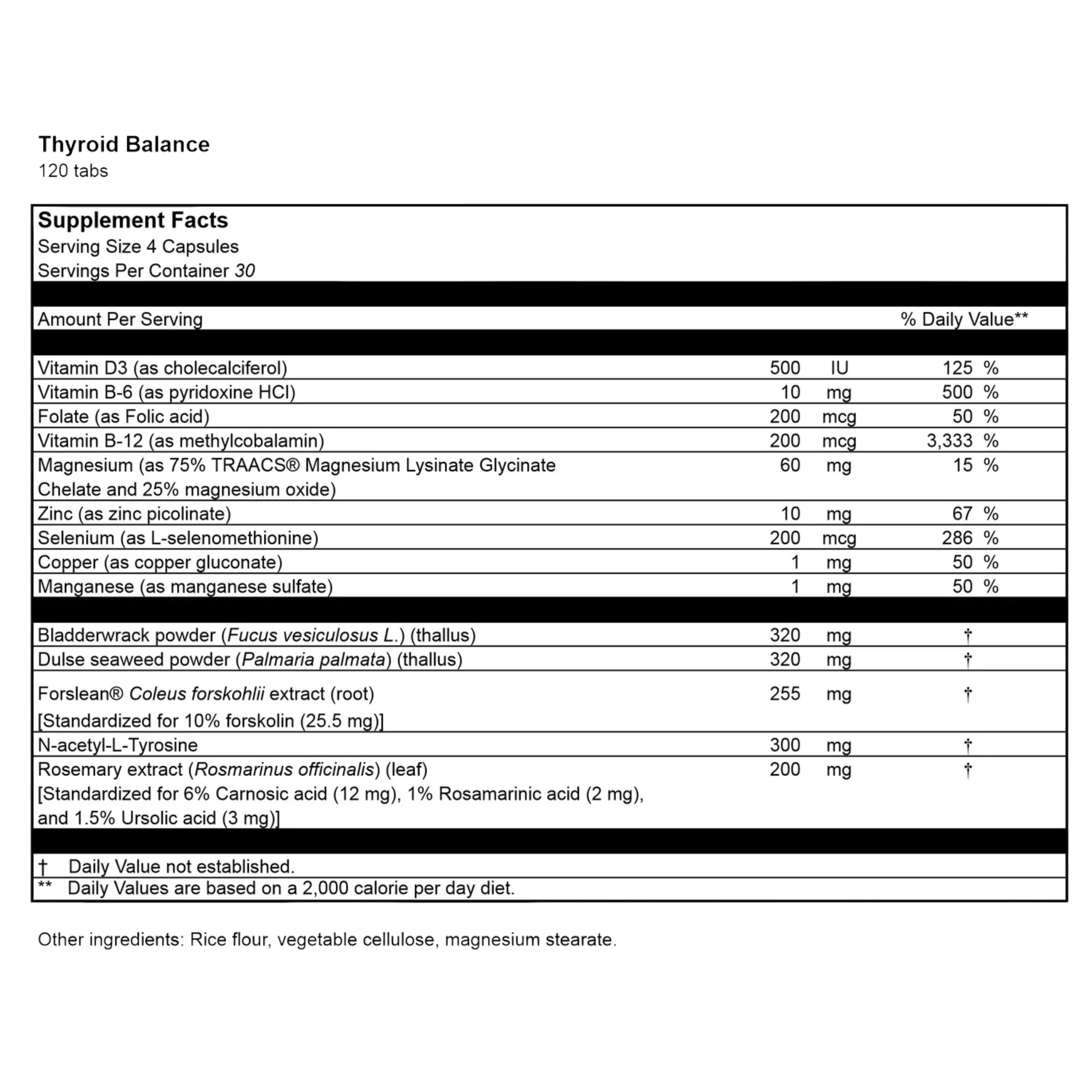 Dr. Venessa's Formulas, Thyroid Balance, 60 Vegetarian Capsules
