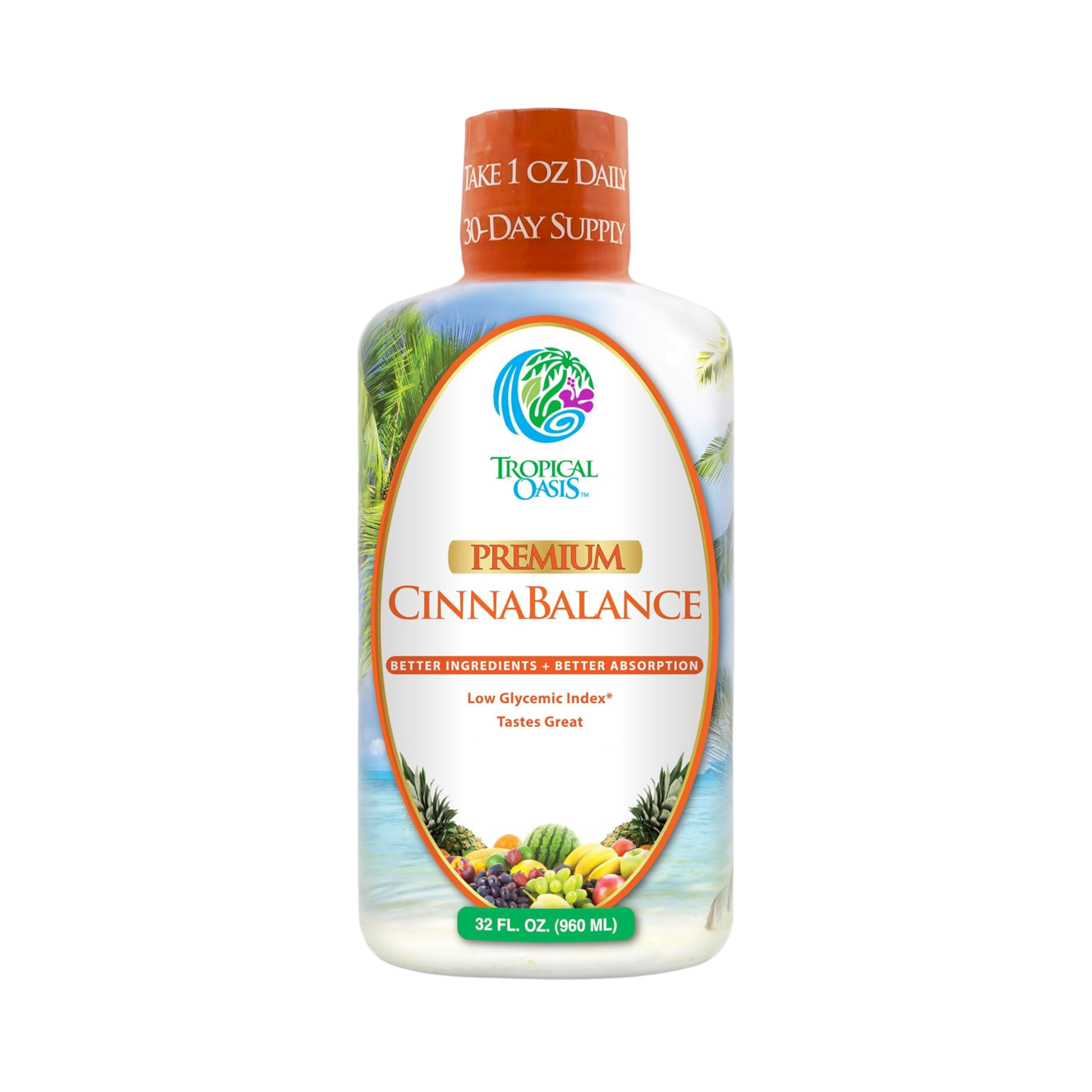 Tropical Oasis, Premium Cinnabalance, 32 fl oz