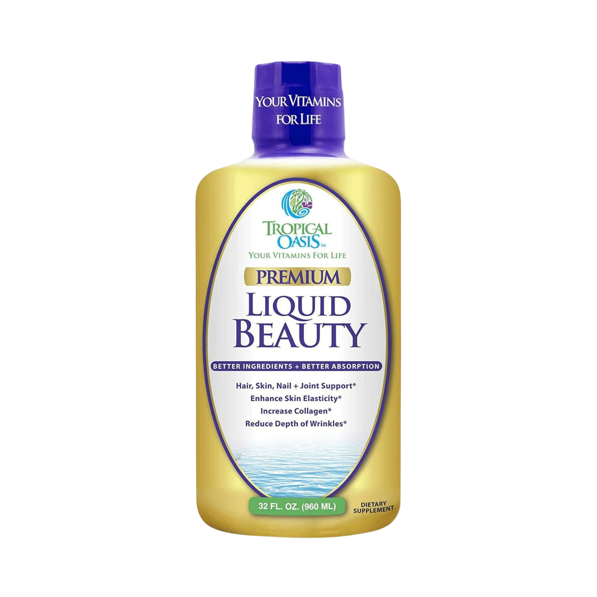 Tropical Oasis, Premium Liquid Beauty, 32 fl oz, 960 ml
