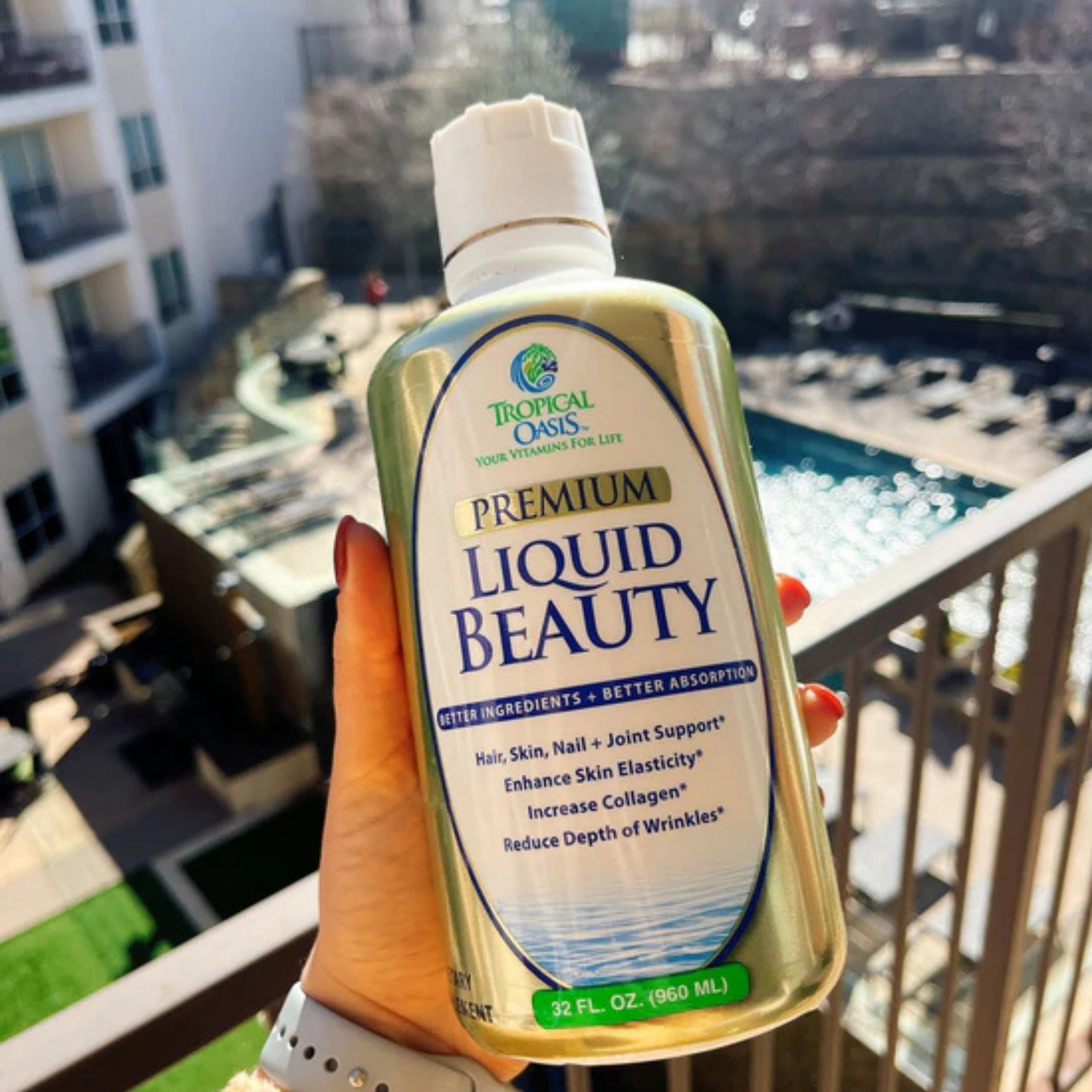 Tropical Oasis, Premium Liquid Beauty, 32 fl oz, 960 ml