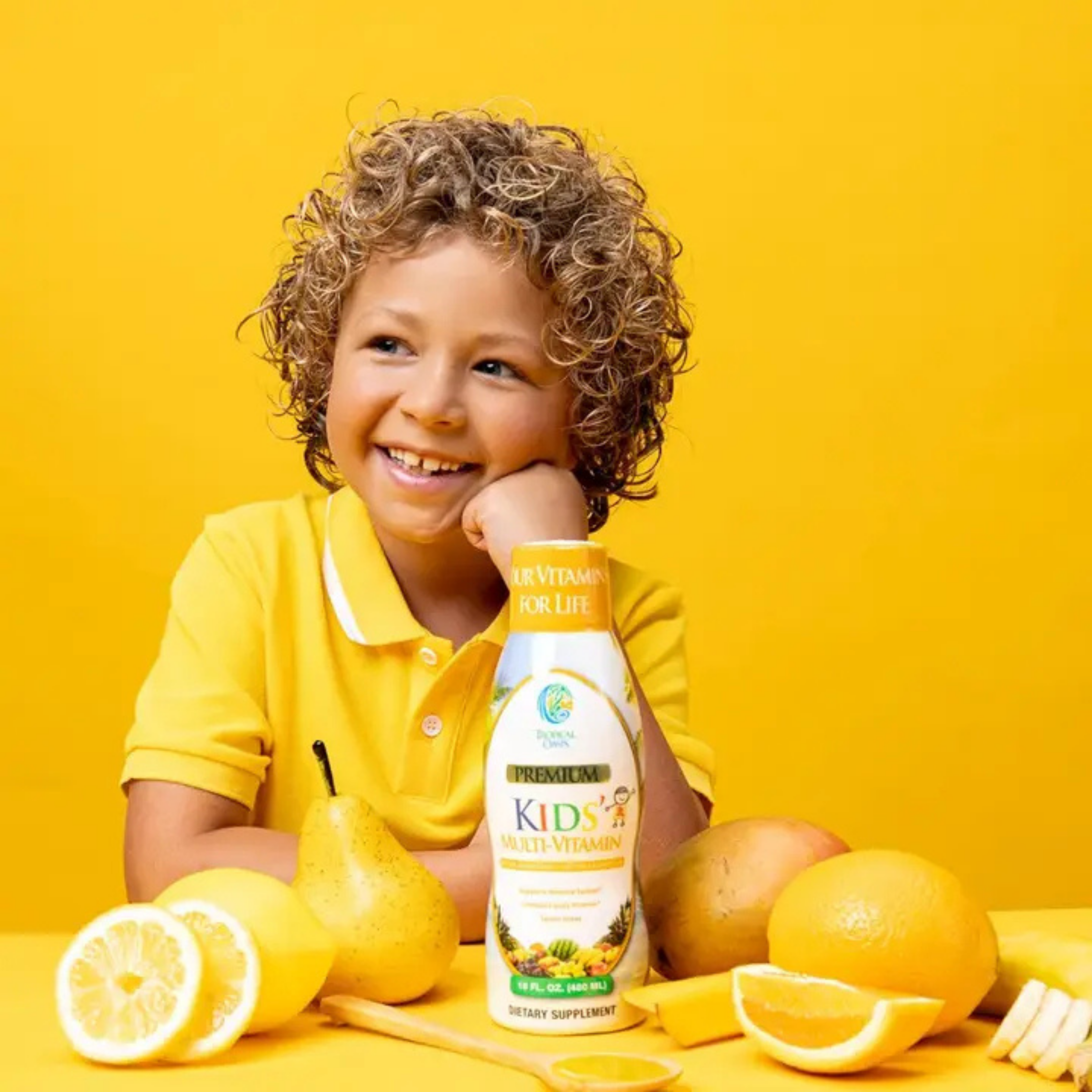 Tropical Oasis, Premium Kids' Multi-Vitamin, 16 fl oz, 480 ml