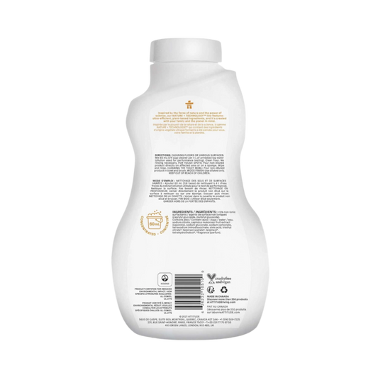 Attitude, Floor Surfaces Cleaner Tiles & Wood Citrus Zest, 35.2 Fl Oz