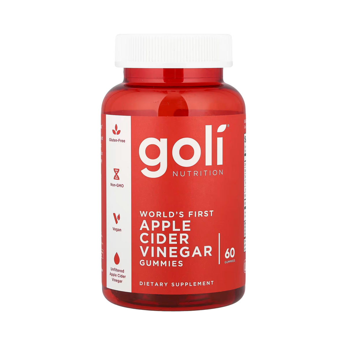 Goli Nutrition, Apple Cider Vinegar Gummies, 60 Gummies