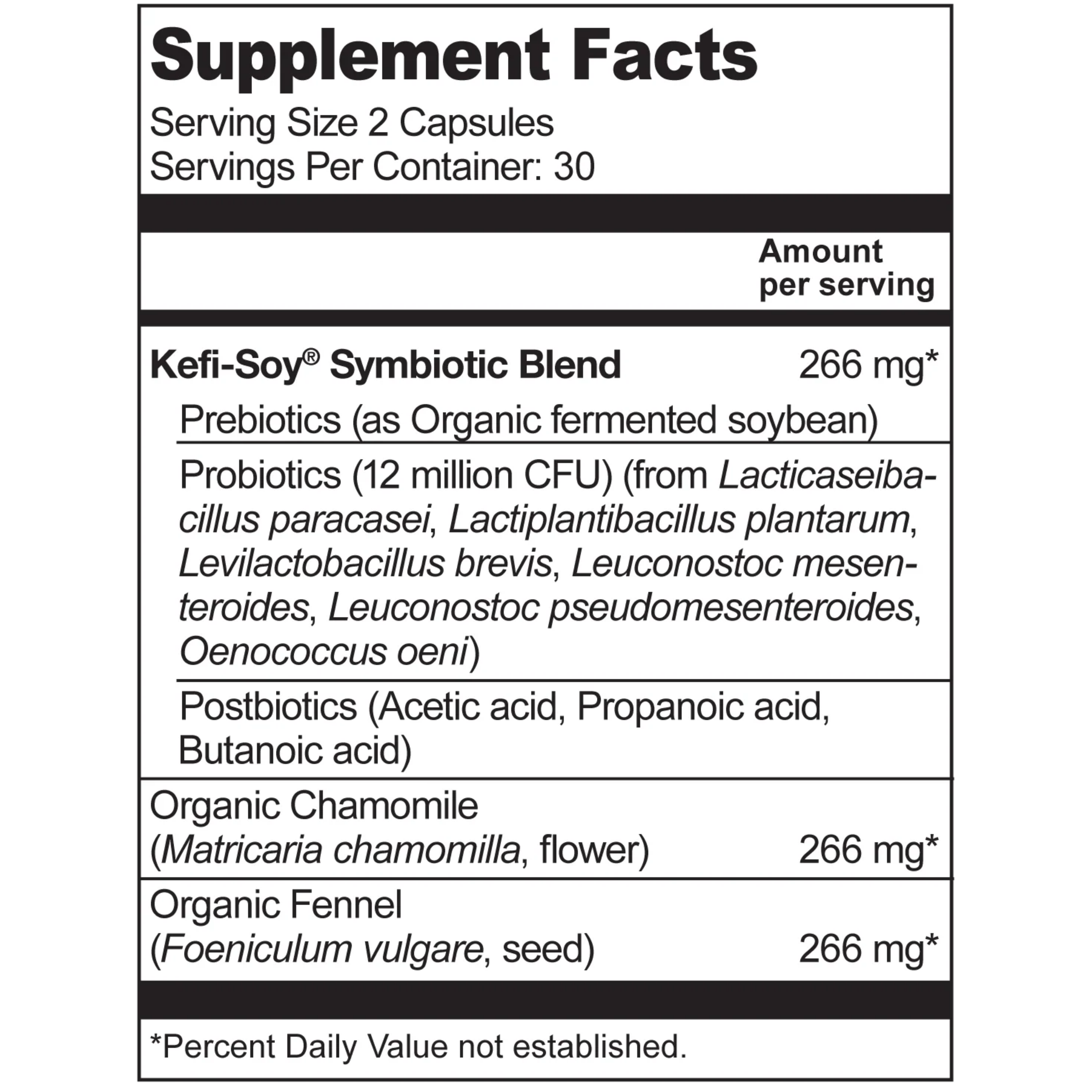 Living Alchemy, Your Flora Probiotics Comfort Gas and Bloating, 60 Capsules