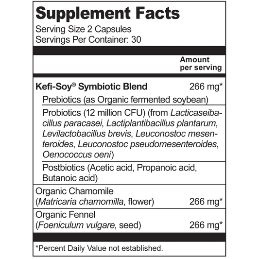 Living Alchemy, Your Flora Probiotics Comfort Gas and Bloating, 60 Capsules