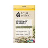 Living Alchemy, Your Flora Probiotics Regenisis Slow Transit & Post Antibiotics, 60 Capsules