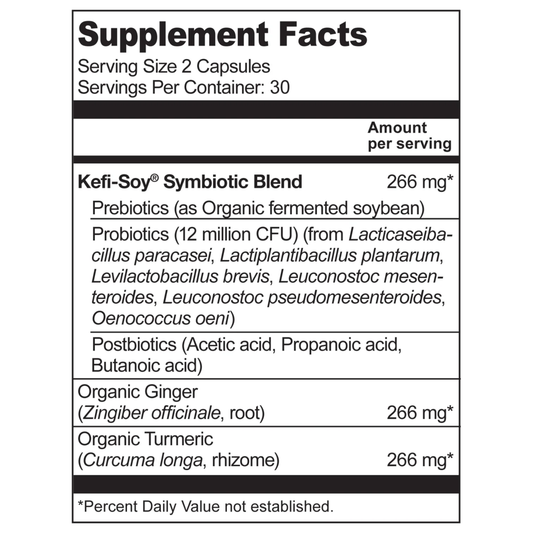 Living Alchemy, Your Flora Soothe Digestive Fire Plus, Organic Turmeric & Ginger, 60 Capsules