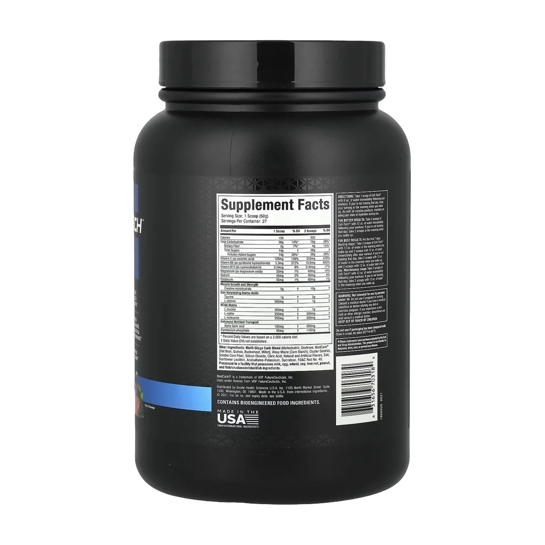MuscleTech, Cell-Tech™ Creatine, Fruit Punch, 3 lbs (1.36 kg)