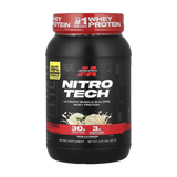 MuscleTech, Nitro-Tech™ Ultimate Muscle Building Whey Protein, Vanilla Cream, 2 lbs (907 g)