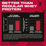 MuscleTech, Nitro-Tech™ Ultimate Muscle Building Whey Protein, Vanilla Cream, 2 lbs (907 g)