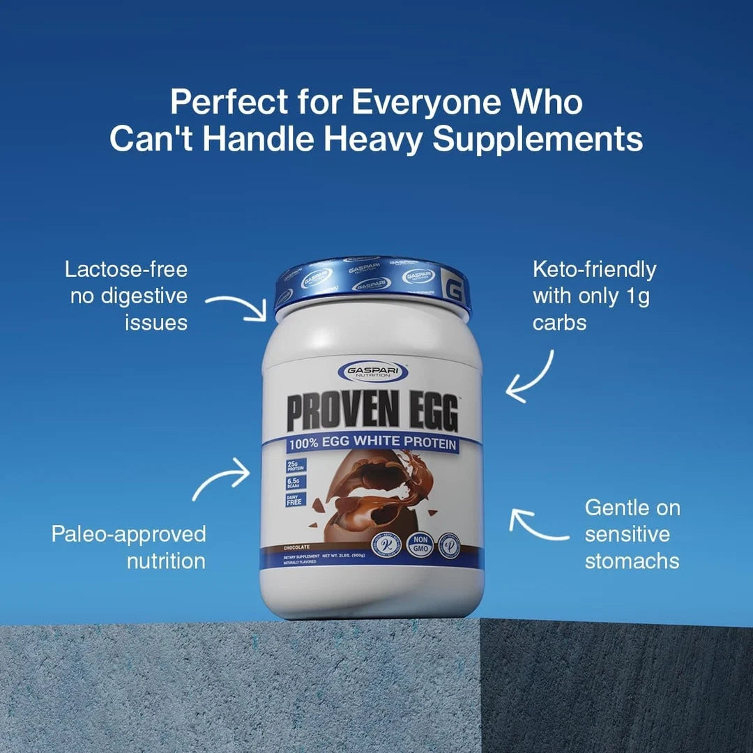 Gaspari Nutrition, Proven Egg™, 100% Egg White Protein, Fruity Cereal, 2 lbs (900 g)