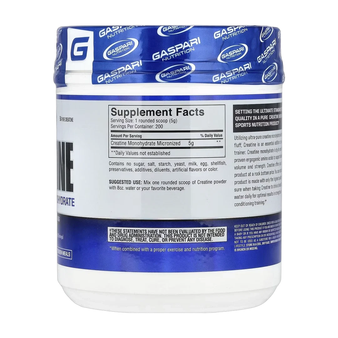 Gaspari Nutrition, Creatine, Unflavored, 1 kg