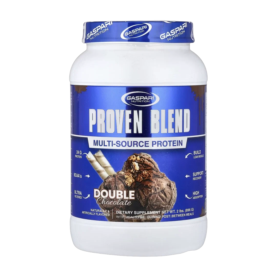 Gaspari Nutrition, Proven Blend Multi-Source Protein, Double Chocolate, 2 lbs (896 g)