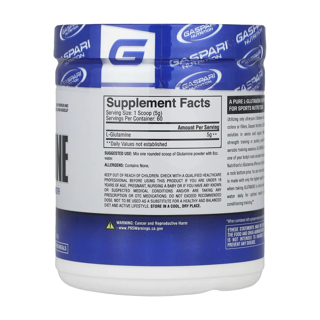 Gaspari Nutrition, Glutamine, Unflavored, 10.58 oz (300 g)
