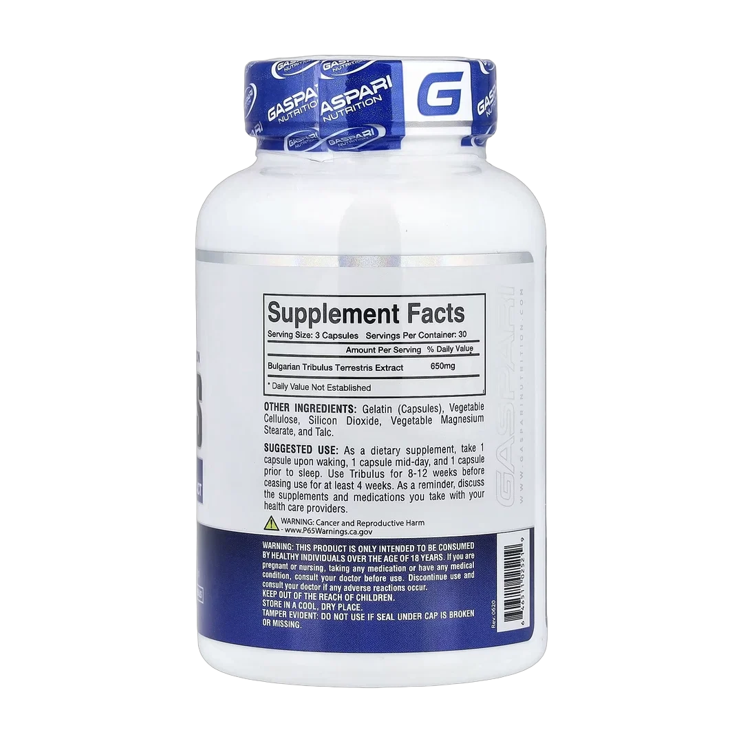 Gaspari Nutrition, Tribulus, 90 Capsules (216 mg per Capsule)