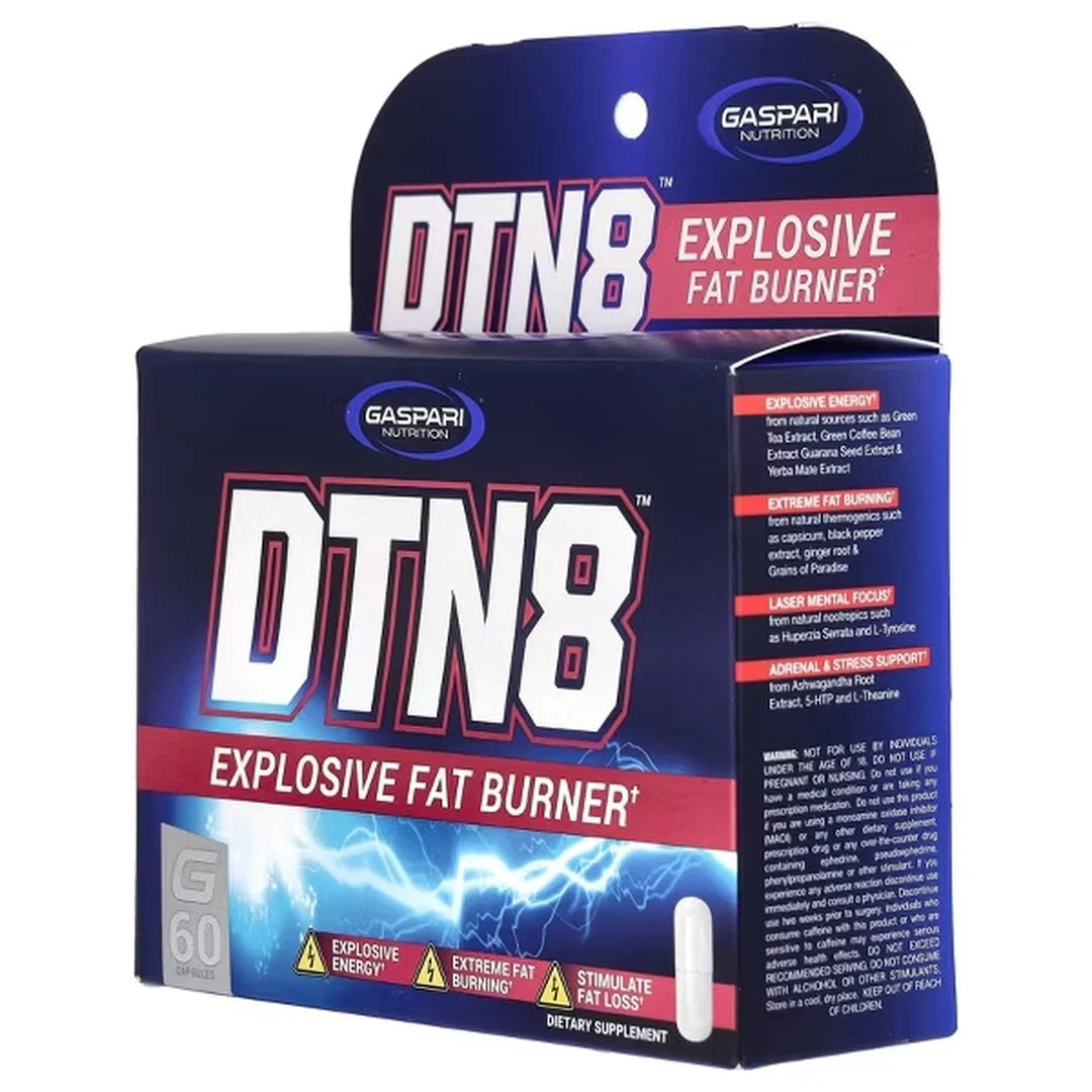 Gaspari Nutrition, DTN8, Explosive Fat Burner, 60 Capsules