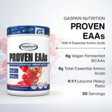 Gaspari Nutrition, Proven EAAs™ with 9 Essential Amino Acids, Blueberry Acai, 13.75 oz (390 g)