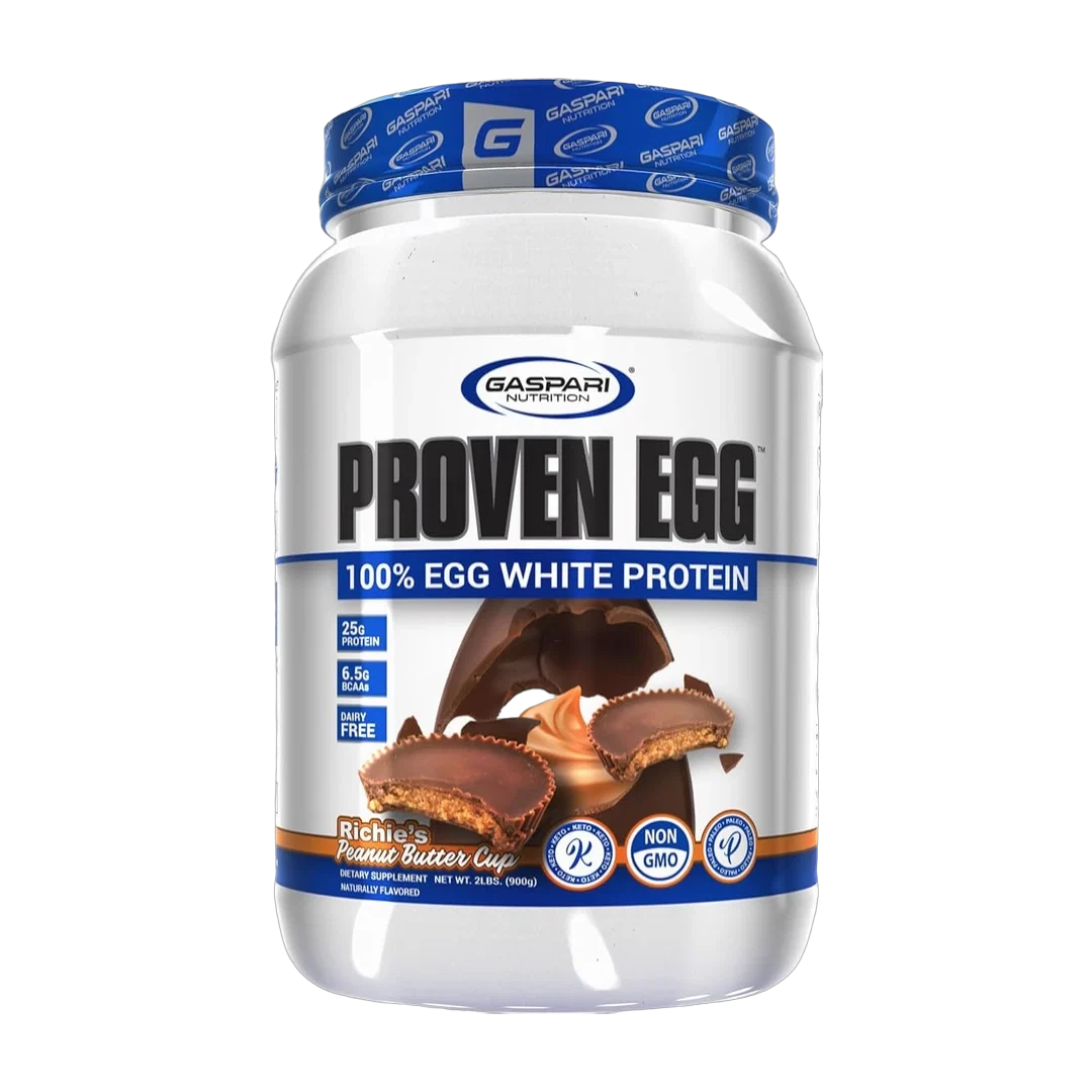 Gaspari Nutrition, Proven Egg™, 100% Egg White Protein, Peanut Butter Cup, 2 lbs (890 g)