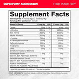 Gaspari Nutrition, Superpump Aggrsssion, Fruit Punch Fury, 450 Grams