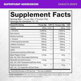 Gaspari Nutrition, Super Pump, Aggression, Gangsta Grape US, 450 Grams