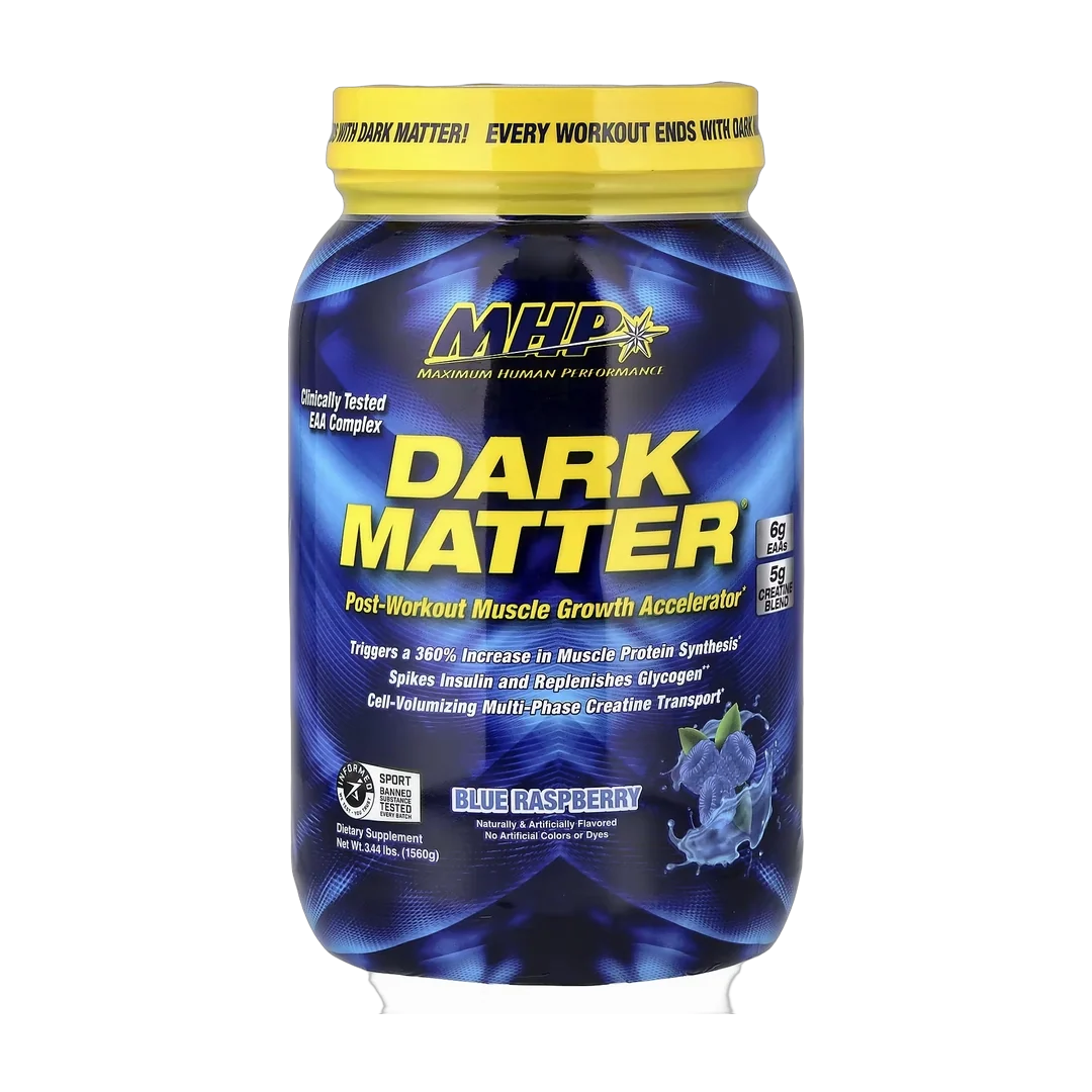 MHP, DARK MATTER®, Post-Workout Muscle Growth Accelerator, Blue Raspberry, 3.44 lbs (1,560 g)