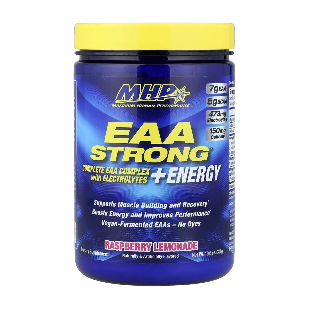 MHP, EAA Strong™ + Energy, Raspberry Lemonade, 10.6 oz (300 g)