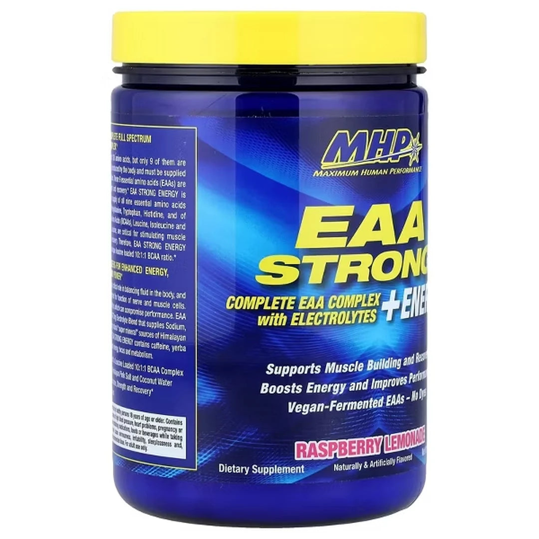 MHP, EAA Strong™ + Energy, Raspberry Lemonade, 10.6 oz (300 g)