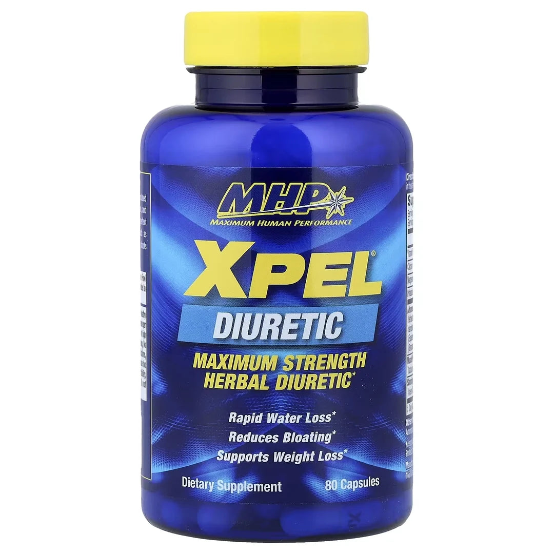 MHP, XPEL®, Maximum Strength Herbal Diuretic, 80 Capsules