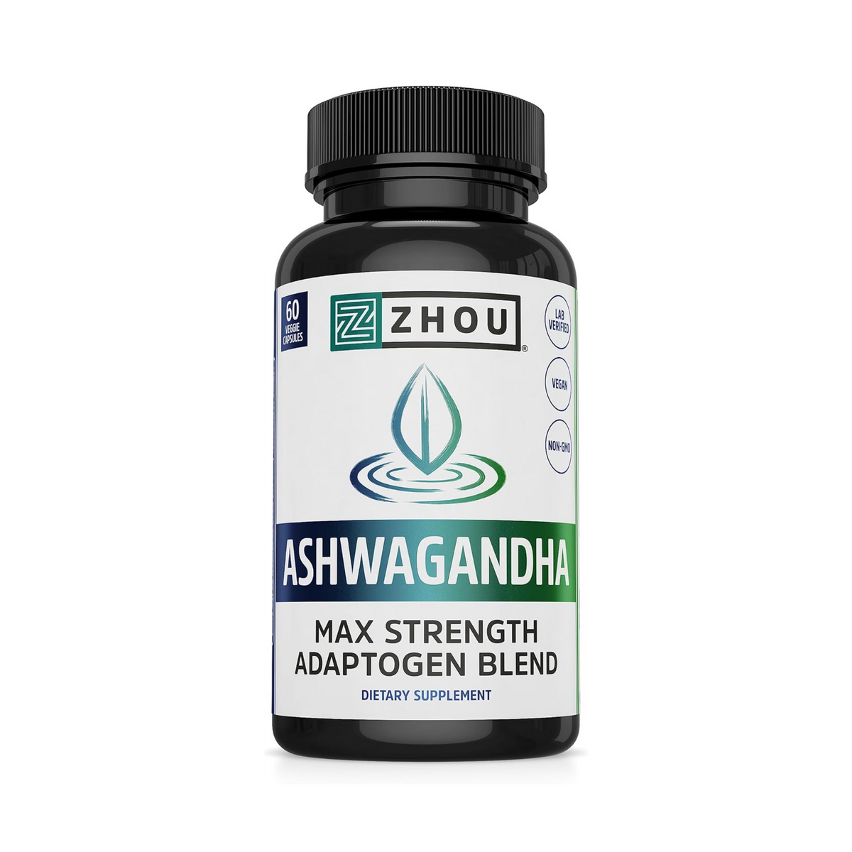 Zhou, Ashwagandha, Extract 1200 mg, 60 Vegan Capsules