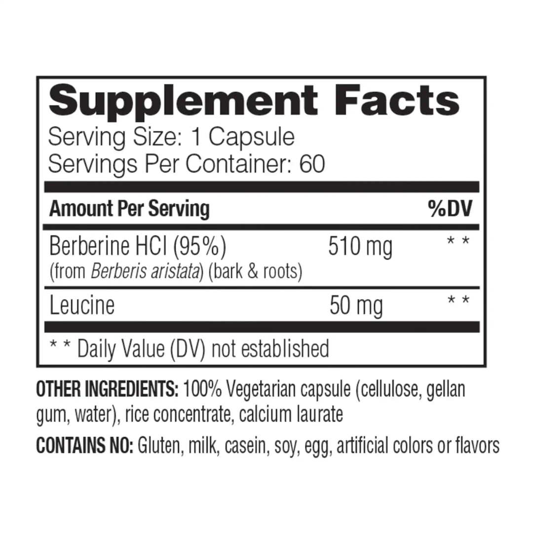 Enzymedica, Berberine, 60 Targeted-Delivery Capsules