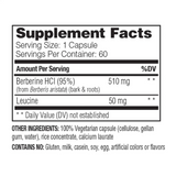 Enzymedica, Berberine, 60 Targeted-Delivery Capsules