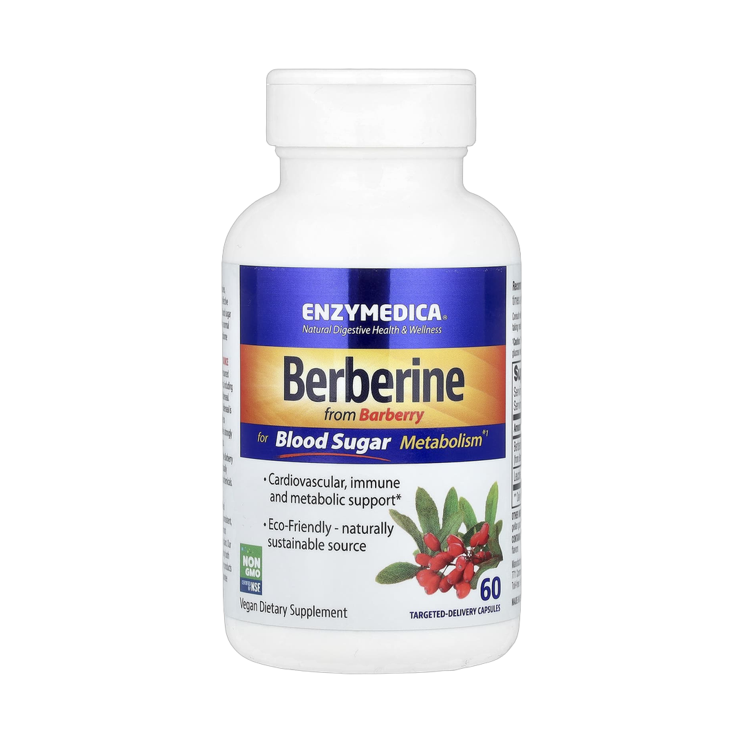 Enzymedica, Berberine, 60 Targeted-Delivery Capsules