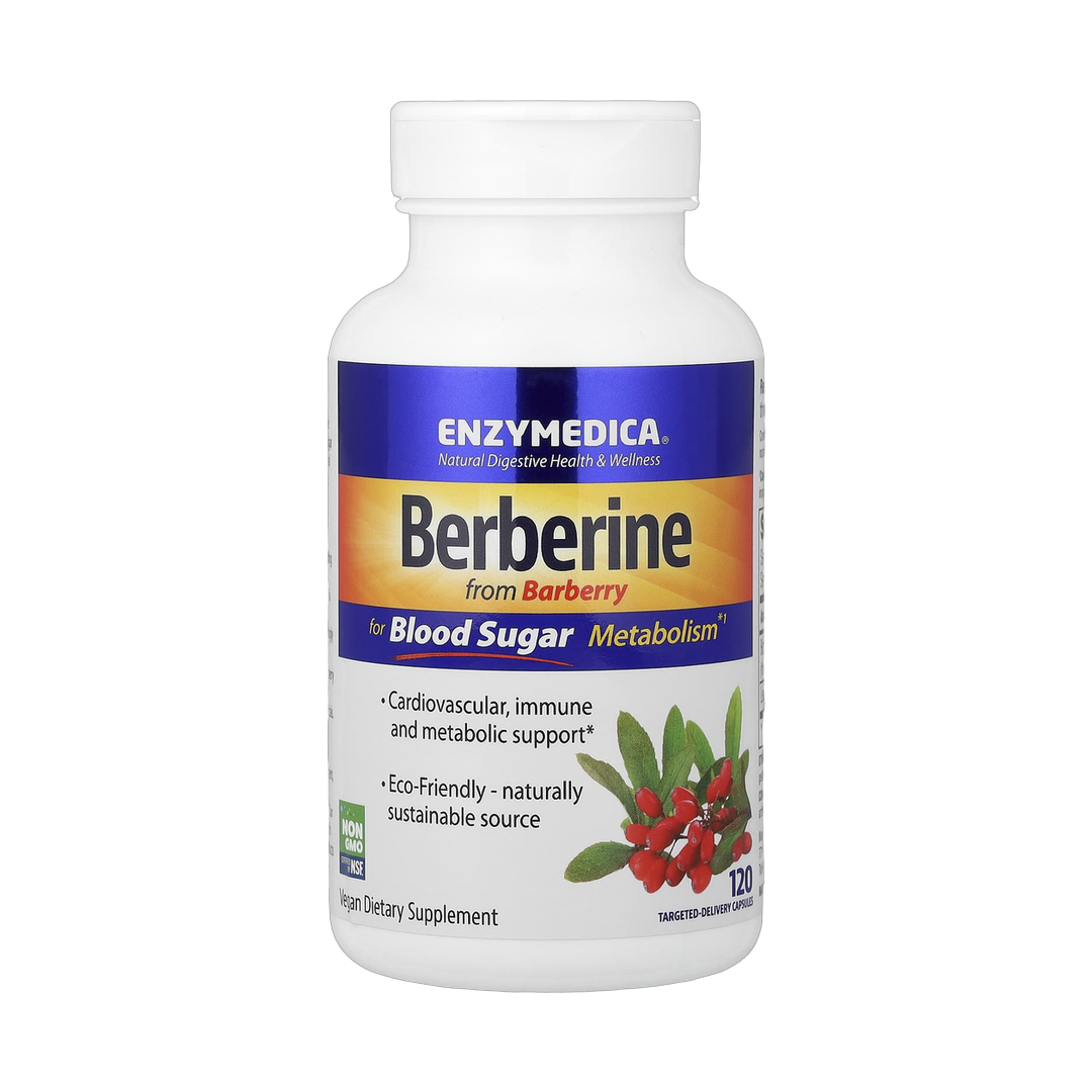 Enzymedica, Berberine, 120 Targeted-Delivery Capsules
