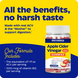 Enzymedica, Apple Cider Vinegar Gummies with the Mother, 74 Gummies