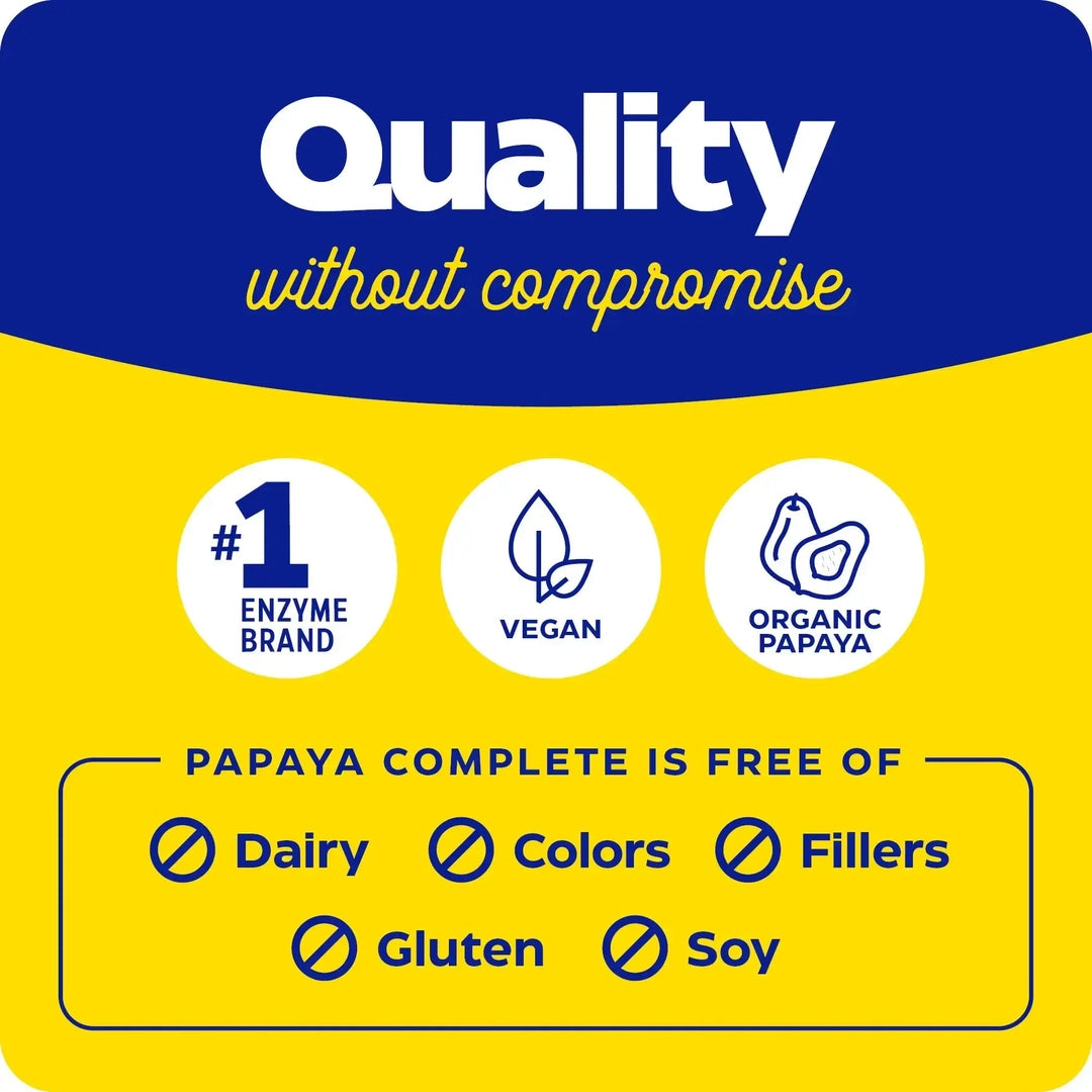 Enzymedica, Papaya Complete, Papaya Mint, 120 Tablets
