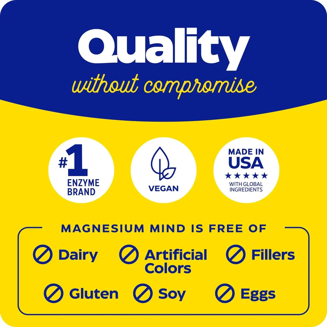 Enzymedica, Magnesium Mind, 60 Capsules