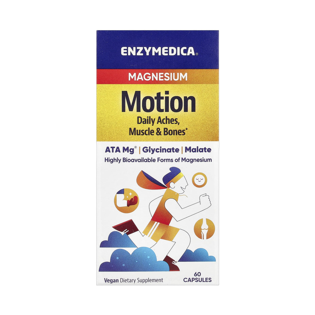 Enzymedica, Magnesium Motion, 60 Capsules
