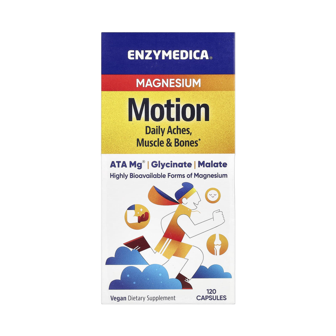 Enzymedica, Magnesium Motion, 120 Capsules