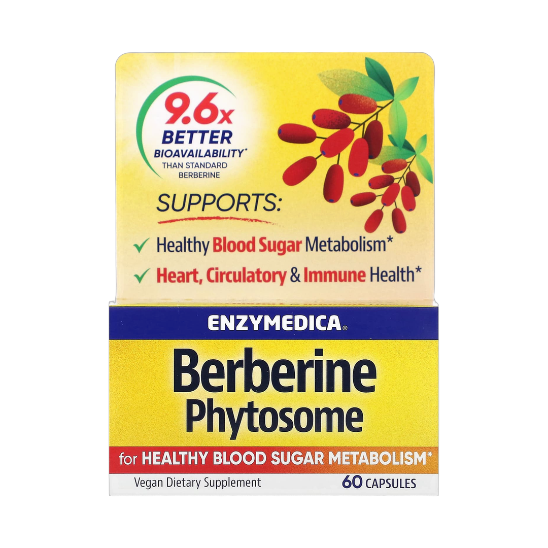 Enzymedica, Berberine Phytosome, 60 Capsules