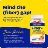 Enzymedica, Fiber+ Gummies, Pre & Probiotic, Blood Orange, 90 Gummies