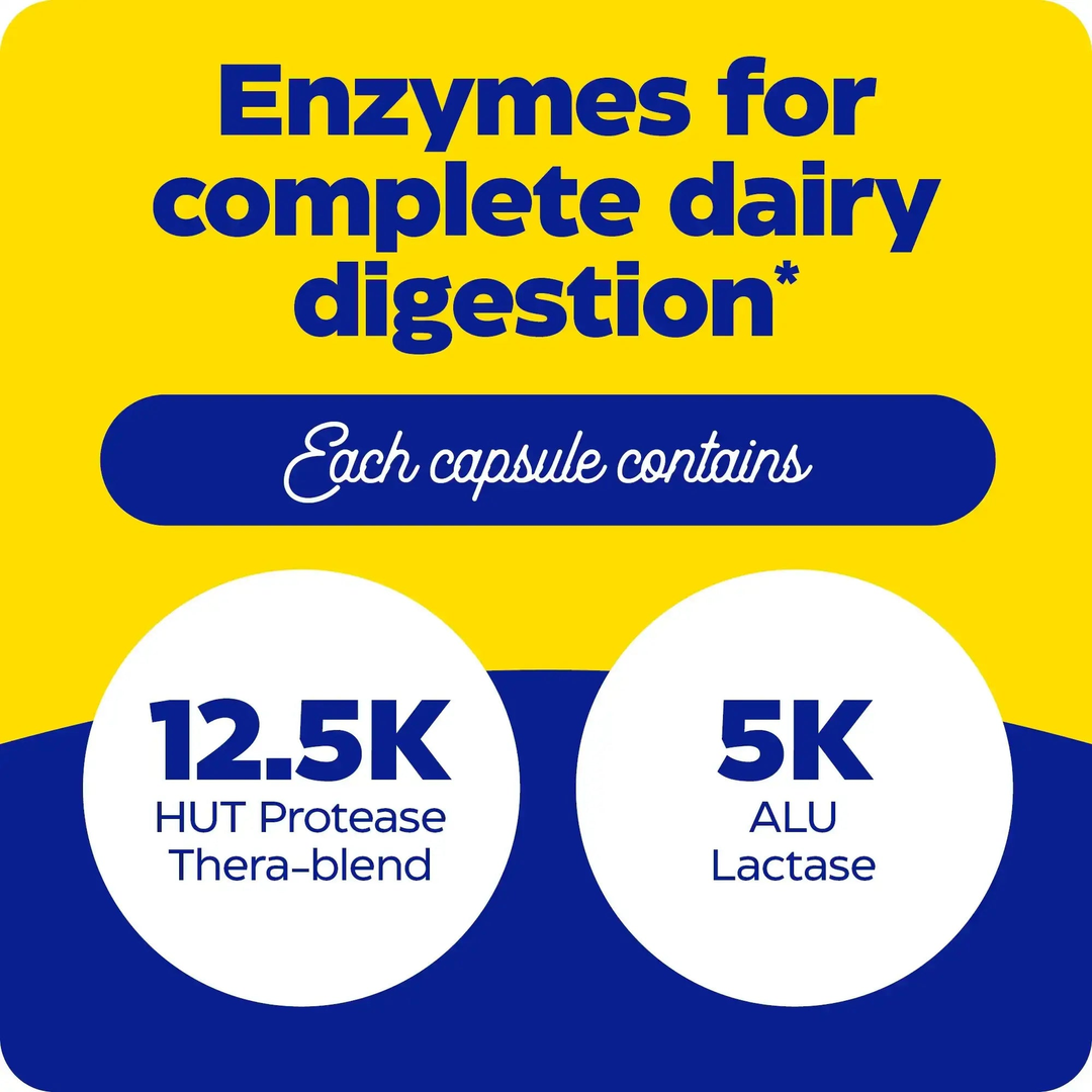 Enzymedica, DairyAssist® Chewable, Vanilla, 60 Chewable Tablets