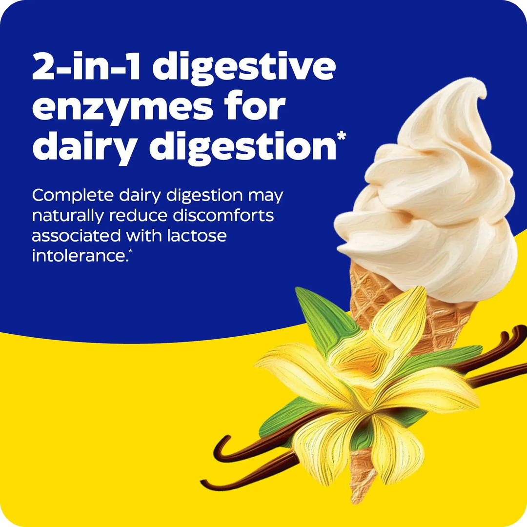 Enzymedica, DairyAssist® Chewable, Vanilla, 60 Chewable Tablets