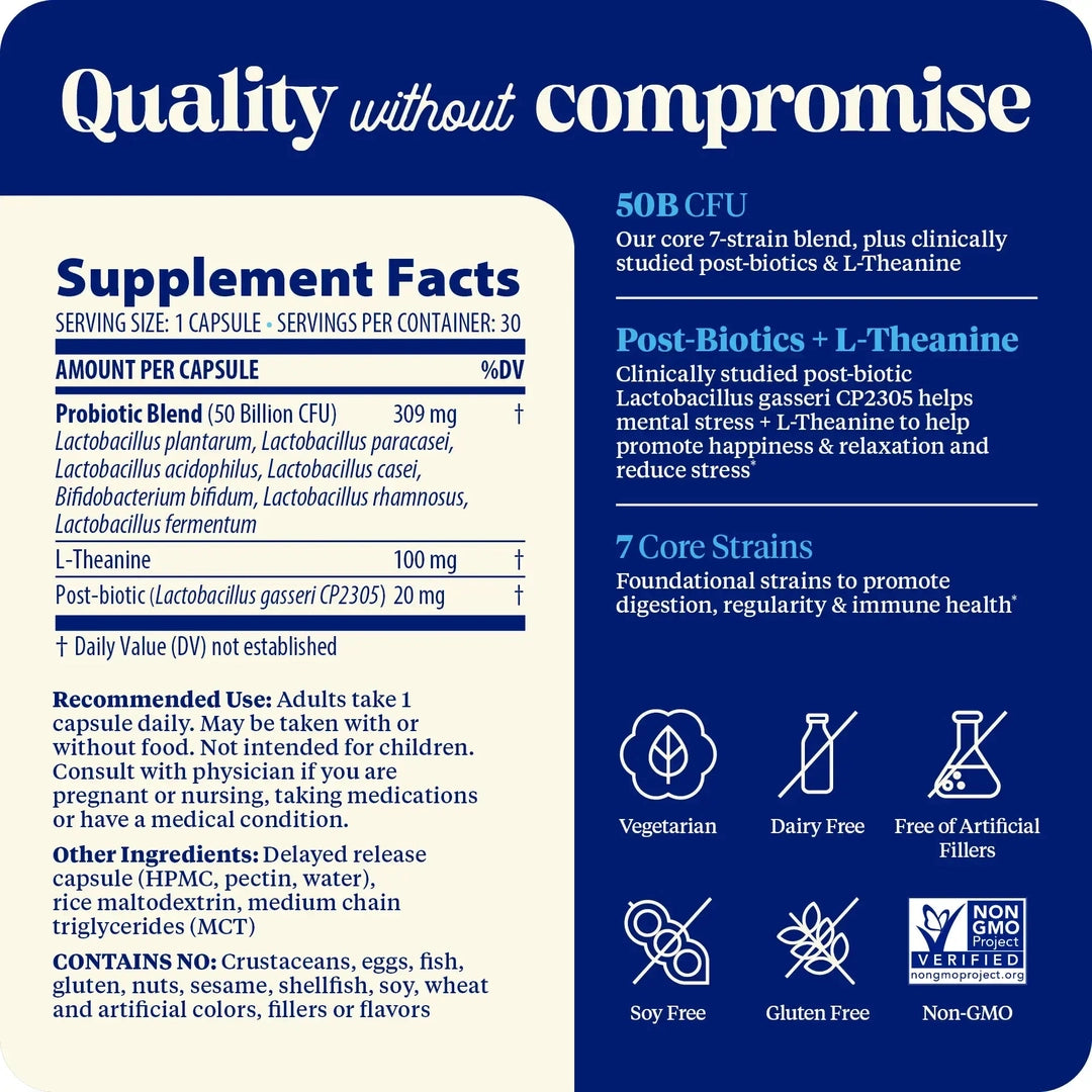 Enzymedica, SubCulture™ Probiotic For Mood, 30 Delayed Release Capsules